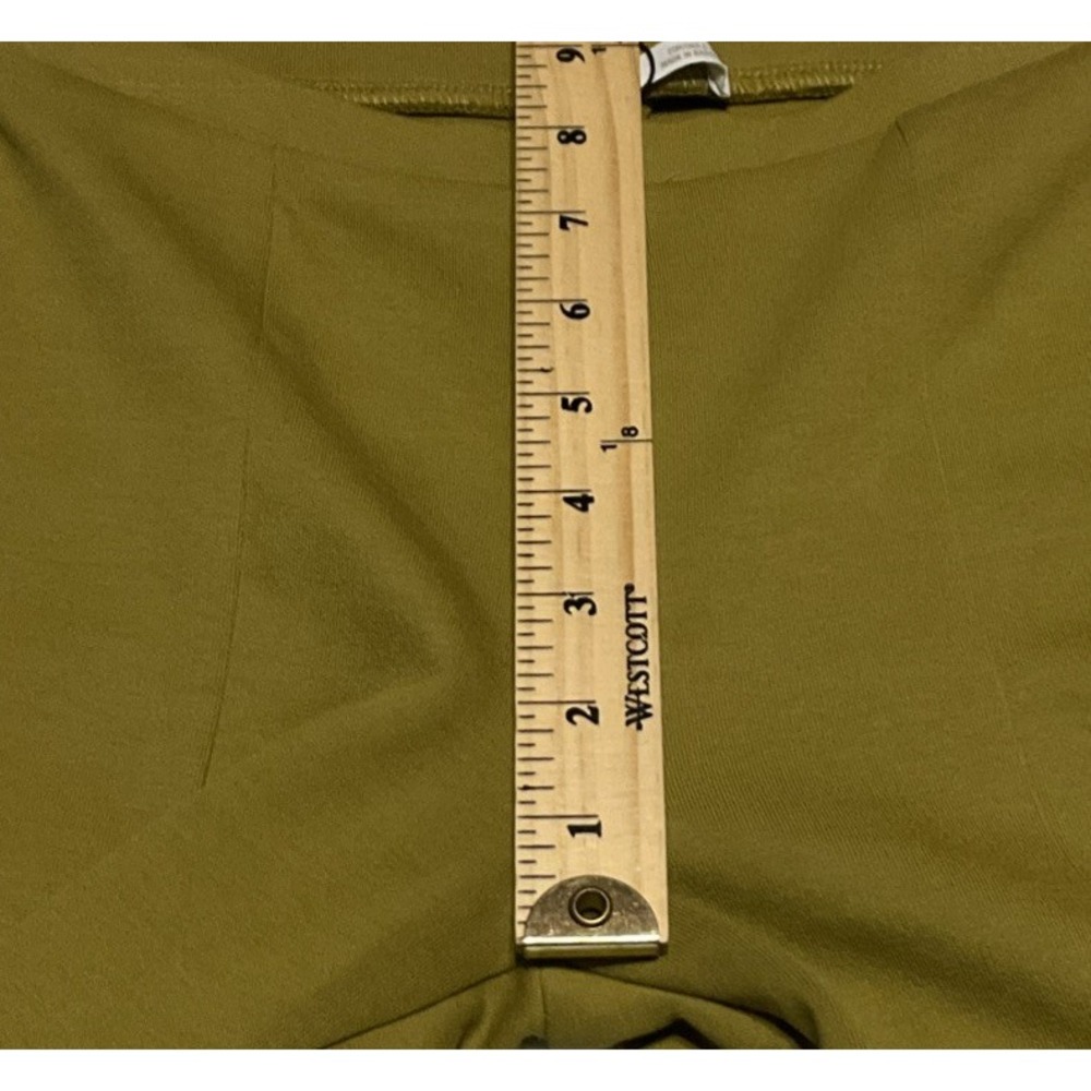 Zara Women's Size S Pant Set Mustard Green Slimming  Flared NWT - Picture 13 of 15